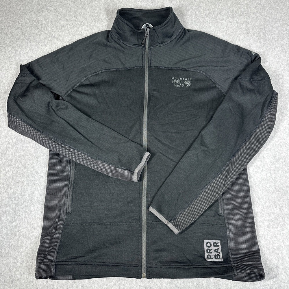 Mountain Hardwear Desna Grid Full Zip Polartec Jacket Lightweight Men's L OM6454